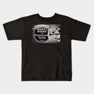 Steamboat Willie Vintage Worn Kids T-Shirt